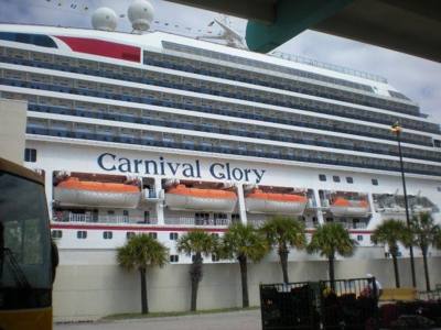 The Carnival Glory...our home for 7 days.