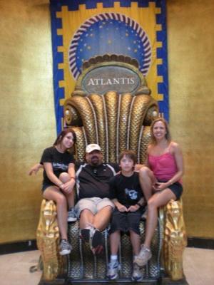 On the throne....no, not that throne.
