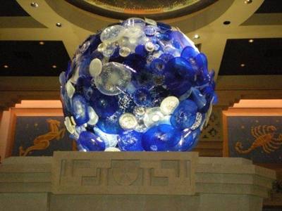 The same artist created all of these glass blown sculptures.  The pictures don't do them justice.  This one represents t
