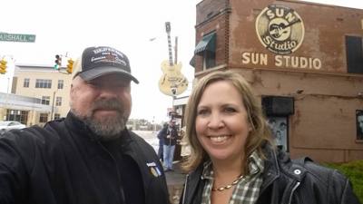 Sun Studio...where Elvis was discovered and recorded until his contract was sold to RCA for about $35,000.