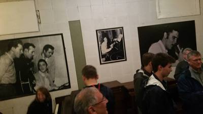 Sun Studio...where Elvis was discovered and recorded until his contract was sold to RCA for about $35,000.