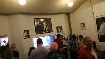 Sun Studio...where Elvis was discovered and recorded until his contract was sold to RCA for about $35,000.
