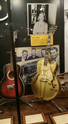 Sun Studio...where Elvis was discovered and recorded until his contract was sold to RCA for about $35,000.