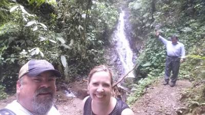 Raise your hand if you hiked the jungles of Ecuador today.  Our guide said he's been doing this for 16 years and we're o