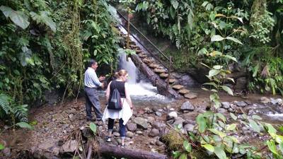 Raise your hand if you hiked the jungles of Ecuador today.  Our guide said he's been doing this for 16 years and we're o