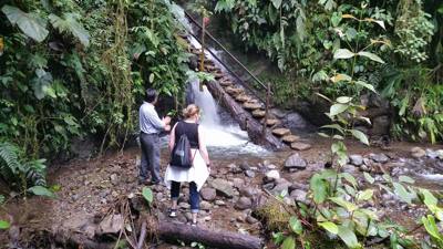 Raise your hand if you hiked the jungles of Ecuador today.  Our guide said he's been doing this for 16 years and we're o