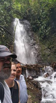 Raise your hand if you hiked the jungles of Ecuador today.  Our guide said he's been doing this for 16 years and we're o