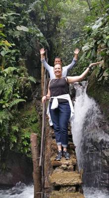 Raise your hand if you hiked the jungles of Ecuador today.  Our guide said he's been doing this for 16 years and we're o