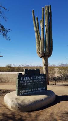 Casa Grande National Monument.  Pretty interesting history around this.