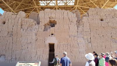 Casa Grande National Monument.  Pretty interesting history around this.