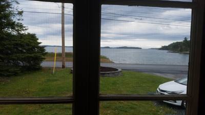 Our cottage in Bar Harbor has a pretty nice view.