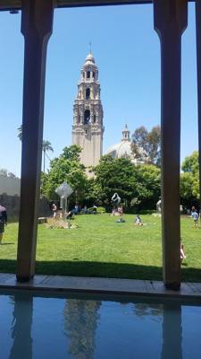 Our view for lunch