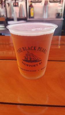 Sam Adams Boston Lager at The Black Pearl.  Waiting on the rest of my party so I can get that award winning chowda!