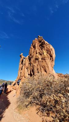 Really beautiful here. A little hike to earn our lunch calories.