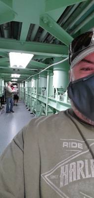 David Duckworth and I went to see the Titan Missile Museum this afternoon.  Pretty neat.  Not a lot of social distancing