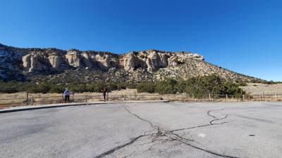 I don't know if there is a better rest stop view than in El Malpais, New Mexico.  Neat rocks!