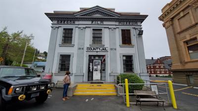 First so on our first day was the Oregon Film Museum.  Had no idea so many movies were filmed here in this area... Inclu