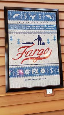 "And I guess that was your accomplice in the woodchipper?" We got to Fargo today.  Interesting place. The theater looked