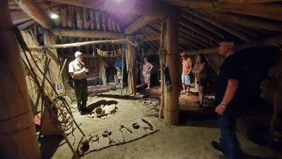 One of a couple Indian villages we visited today.  Learned a few new things today.