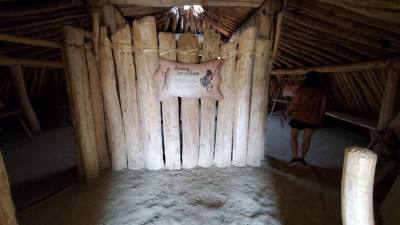 One of a couple Indian villages we visited today.  Learned a few new things today.