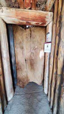 Another Indian village for our fourth stop yesterday. This one has a cellar.  Avery got his second ranger badge and cert
