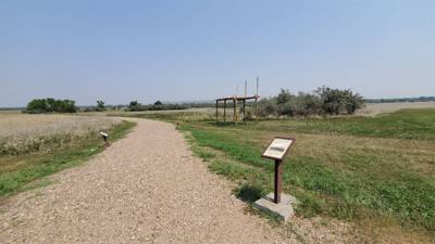 Another Indian village for our fourth stop yesterday. This one has a cellar.  Avery got his second ranger badge and cert
