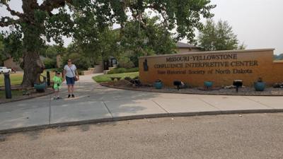 We started the morning off today with the Missouri Yellowstone Confluence Interpretive Center. The water is so shallow h