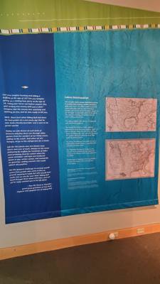 We started the morning off today with the Missouri Yellowstone Confluence Interpretive Center. The water is so shallow h