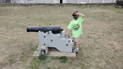 Our other stop today was at Fort Union. This one looks much more like what you would expect a fort to look like. The oth