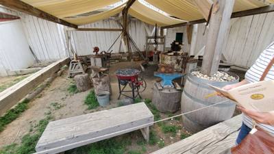 Our other stop today was at Fort Union. This one looks much more like what you would expect a fort to look like. The oth