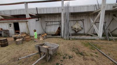 Our other stop today was at Fort Union. This one looks much more like what you would expect a fort to look like. The oth
