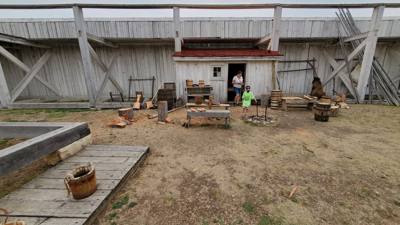 Our other stop today was at Fort Union. This one looks much more like what you would expect a fort to look like. The oth