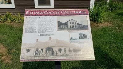 Billings County Courthouse Museum was like 600 ft from our rental.  Had to go.  It makes you feel really old when you se