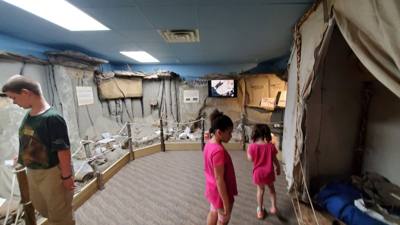 Fossils are always good and Avery is a dinosaur enthusiast.  That said, I had to hold my tongue a little in this place. 