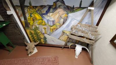 We'll call this one s bonus stop.  It was right next to the dinosaur museum and had a sign starting free admission so wh