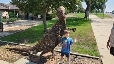 This dinosaur museum had different information than the other one previous in the week. Good stuff. Avery was in heave