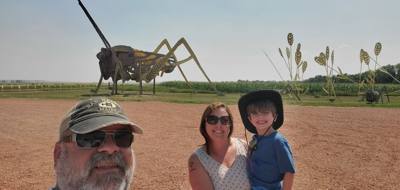 The Enchanted Highway was without a doubt the biggest surprise excursion this trip.  I'm glad we didn't ignore the signs