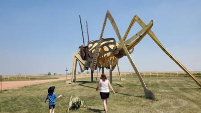 The Enchanted Highway was without a doubt the biggest surprise excursion this trip.  I'm glad we didn't ignore the signs