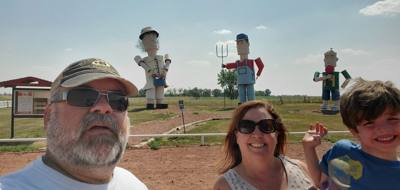 The Enchanted Highway was without a doubt the biggest surprise excursion this trip.  I'm glad we didn't ignore the signs