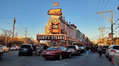 ITS TIME!  Let's do this!  Phily Cheesesteak battle royale...

My opinion:  Between these two I enjoyed the Geno's best.