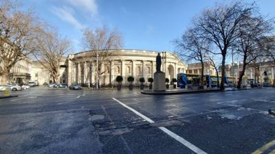 The Bank of Ireland. I think this is one of the "Big Four" banks of Ireland.