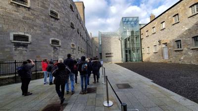 The Kilmainham Gaol was our first stop for the day. Opened in 1796 and was in service for the County of Dublin until 192