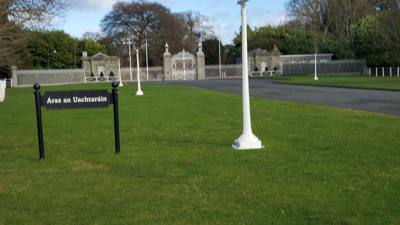 Phoenix Park is the largest gated park in a European capital. So of course…we had to go there!

They had deer, lots of b