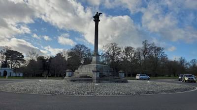 Phoenix Park is the largest gated park in a European capital. So of course…we had to go there!

They had deer, lots of b