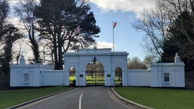 Phoenix Park is the largest gated park in a European capital. So of course…we had to go there!

They had deer, lots of b