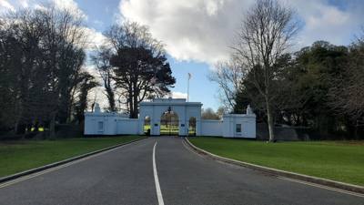 Phoenix Park is the largest gated park in a European capital. So of course…we had to go there!

They had deer, lots of b
