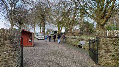 Interesting stop on the way to Belfast today.  A Monastic site.  Learned something new about the Celtic Cross.  Apparent