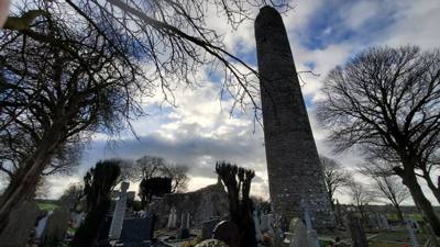 Interesting stop on the way to Belfast today.  A Monastic site.  Learned something new about the Celtic Cross.  Apparent