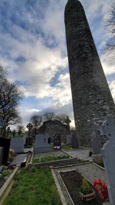 Interesting stop on the way to Belfast today.  A Monastic site.  Learned something new about the Celtic Cross.  Apparent