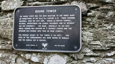 Interesting stop on the way to Belfast today.  A Monastic site.  Learned something new about the Celtic Cross.  Apparent